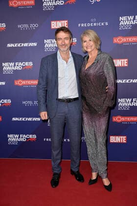 Guido Broscheit with partner Barbara Klein at the Bunte New Faces Award STYLE in Berlin 08 09 2022