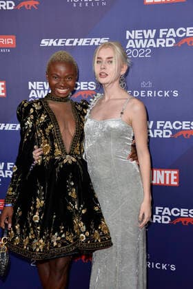 Noella Mbomba and Luca Lorenz at the Bunte New Faces Award STYLE in Berlin 08 09 2022