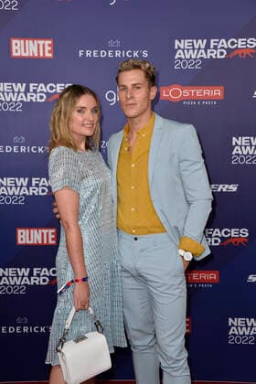 Marie von den Benken and Lukas Sauer at the Bunte New Faces Award STYLE in Berlin 08 09 2022
