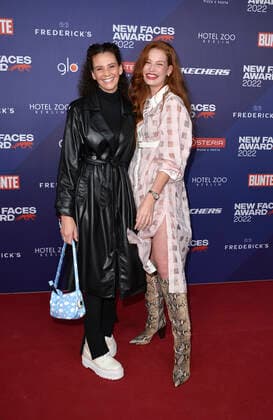 Betty Taube and Jana Heinisch at the Bunte New Faces Award STYLE in Berlin 08 09 2022