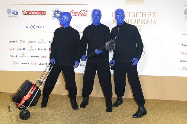 Blue Man Group at the German Radio Award 2022 at Schuppen 52 Hamburg, 08 09 2022 Foto:xC.xTamckex xFuturexImage