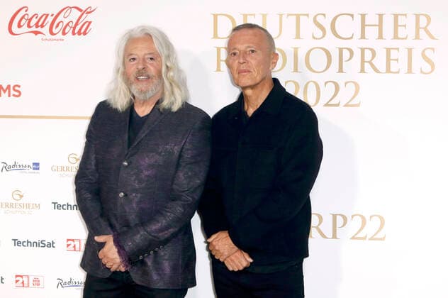 Roland Orzabal and Curt Smith from Tears for Fears at the German Radio Award 2022 ceremony at Schuppen 52 Hamburg, 08 09 2022 Foto:xC.xTamckex xFuturexImage