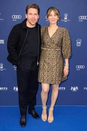 Hanno Koffler and Mia Maariel Meyer at the award ceremony of the German Acting Award 2022 in the restaurant Spindler Klatt Berlin, 09 09 2022 Foto:xF.xKernx xFuturexImage