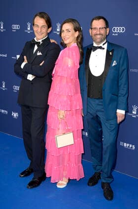 Hans Werner Meyer, Nadine Heidenreich and Christian Senger at the award ceremony of the German Acting Award 2022 in the restaurant Spindler Klatt Berlin, 09 09 2022 Foto:xF.xKernx xFuturexImage