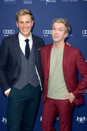 Lukas Sauer and Marcel Mann at the German Drama Award 2022 ceremony at the Spindler Klatt Restaurant Berlin, 09 09 2022 Foto:xF.xKernx xFuturexImage