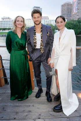 Denise Zich, Eugen Bauder and Mogli at the award ceremony of the German Acting Award 2022 at the restaurant Spindler Klatt Berlin, 09 09 2022 Foto:xF.xKernx xFuturexImage