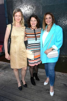 Stephanie Stremler, Esther Zimmering and Rebecca Immanuel at the German Acting Award 2022 ceremony at the Spindler Klatt Restaurant Berlin, 09 09 2022 Foto:xF.xKernx xFuturexImage