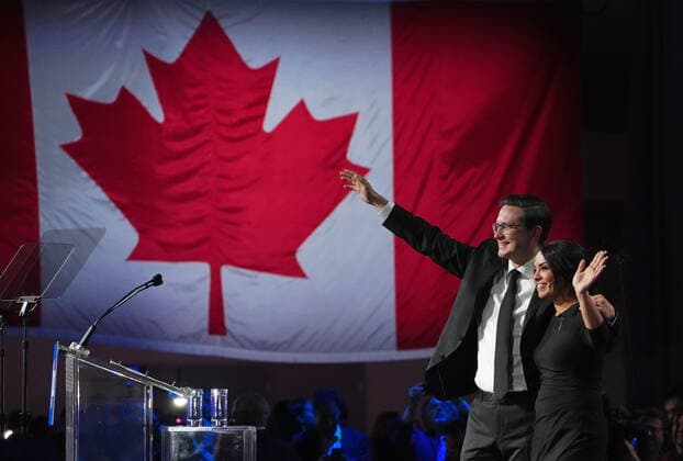 September 10, 2022, Ottawa, ON, CANADA: Newly elected Conservative Leader Pierre Poilievre celebrates with his wife Anaida at the Conservative Party of Canada leadership vote, in Ottawa, Saturday, Sept. 10, 2022. Ottawa CANADA  - ZUMAc35_ 20220910_zaf_c35_215 Copyright: xSeanxKilpatrickx