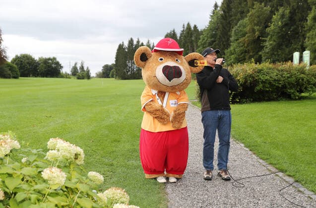 28 Tabaluga Golf Cup Michael Roll and Bolli Bär, Tutzing Bavaria Germany Golf Course Tutzing