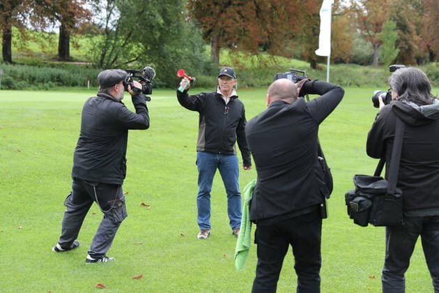 28 Tabaluga Golf Cup Michael Roll and Start Cannon, Tutzing Bavaria Germany Golf Course Tutzing