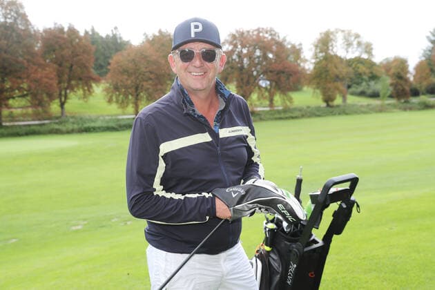 28 Tabaluga Golf Cup Hans Sigl with Golf Bag, Tutzing Bavaria Germany Golf Course Tutzing