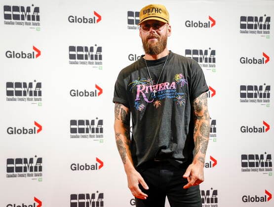 September 11, 2022, Calgary, AB, CANADA: Andrew Hyatt poses on the red carpet at the Canadian Country Music Awards in Calgary, Alta., Sunday, Sept. 11, 2022. Calgary CANADA  - ZUMAc35_ 20220911_zaf_c35_328 Copyright: xJeffxMcintoshx