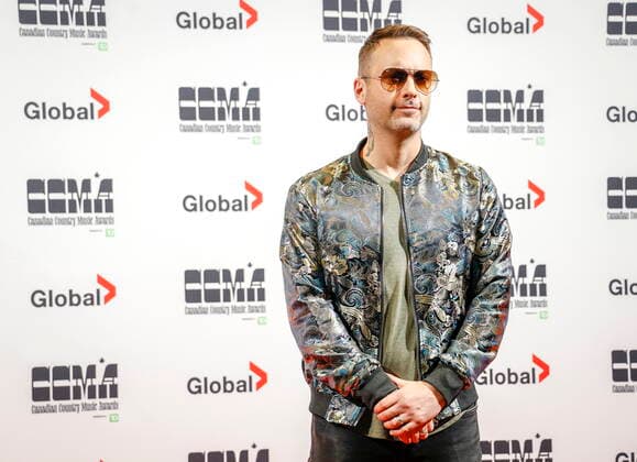 September 11, 2022, Calgary, AB, CANADA: Dallas Smith poses on the red carpet at the Canadian Country Music Awards in Calgary, Alta., Sunday, Sept. 11, 2022. Calgary CANADA  - ZUMAc35_ 20220911_zaf_c35_337 Copyright: xJeffxMcintoshx