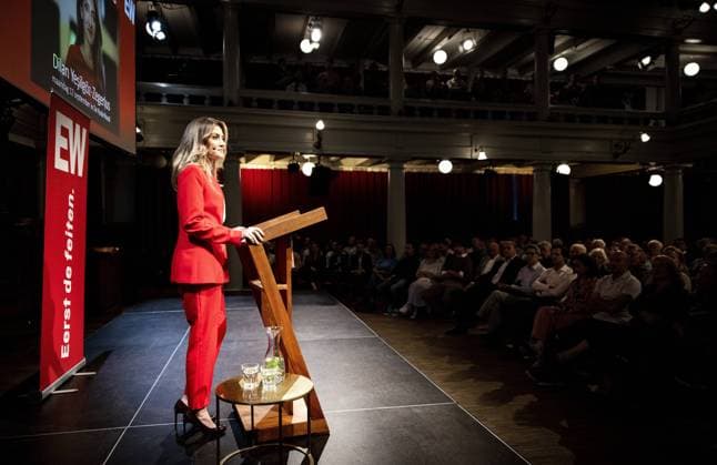 2022-09-12 20:07:50 AMSTERDAM - Minister Dilan Yesilgoz (Justice and Security) will give the HJ Schoo lecture in De Rode Hoed. During this political lecture, she spoke about what needs to be done to protect the democratic constitutional state. ANP RAMON VAN FLYMEN netherlands out - belgium out *** 2022 09 12 20 07 50 AMSTERDAM Minister Dilan Yesilgoz Justice and Security will give the HJ Schoo lecture in De Rode Hoed During this political lecture, she spoke about what needs to be done to protect the democratic constitutional state ANP RAMON VAN FLYMEN netherlands out belgium out  Copyright: xx x454627627x originalFilename: 454627627.jpg