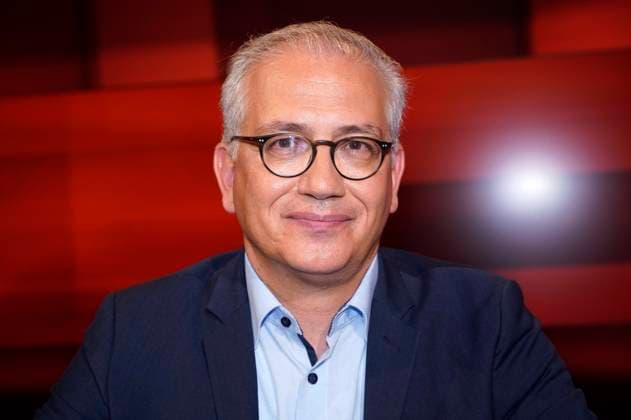 Tarek Al-Wazir in der ARD-Talkshow hart aber fair im Studio Adlershof. Berlin, 12.09.20222 *** Tarek Al Wazir in the ARD talk show hart aber fair in the studio Adlershof Berlin, 12 09 20222 Foto:xT.xBartillax xFuturexImage