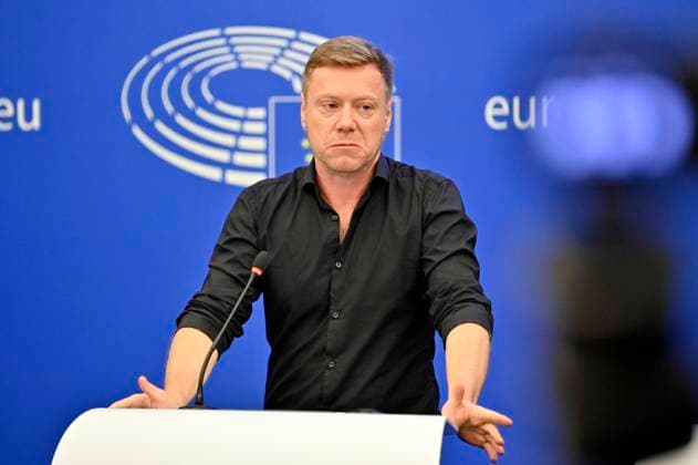 Martin Schirdewan beim Pressebriefing der Fraktion Die Linke im Europäischen Parlament. Straßburg, 13.09.2022 *** Martin Schirdewan at the press briefing of the Left Group in the European Parliament Strasbourg, 13 09 2022 Foto:xD.xAnoraganingrumx xFuturexImage