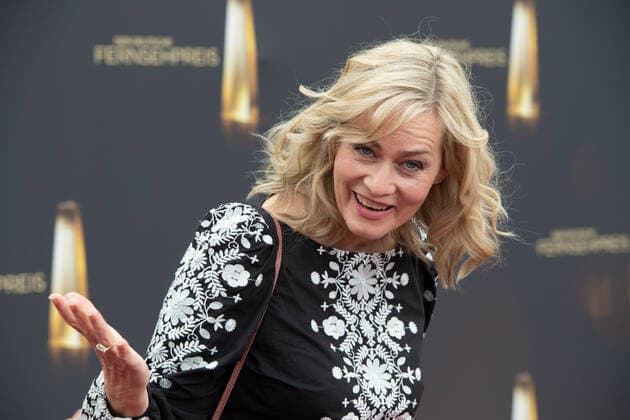Gesine CUKROWSKI, Actress Red Carpet, Red Carpet Show, Arrival, Arrival, German Television Award, The Night of the Creatives The German Television Award 2022, German Television Award 2022 in Cologne, on 13 09 2022