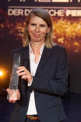Prize winner Petra ALBERT, German Television Award, The Night of the Creatives The German Television Award 2022, German Television Award 2022 in Cologne, on 13 09 2022