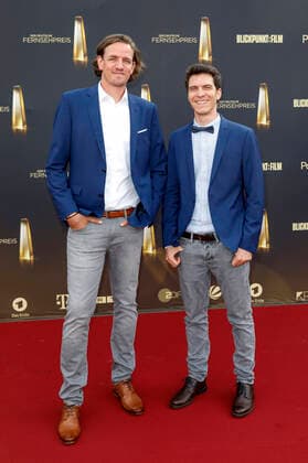 Andreas Baltschun and Lucas Seeberger at the German Television Award 2022 The Night of the Creatives at Studio Ehrenfeld Cologne, 13 09 2022 Foto:xR.xSchmiegeltx xFuturexImage