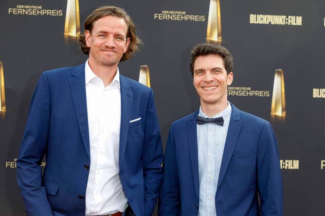 Andreas Baltschun and Lucas Seeberger at the German Television Award 2022 The Night of the Creatives at Studio Ehrenfeld Cologne, 13 09 2022 Foto:xR.xSchmiegeltx xFuturexImage