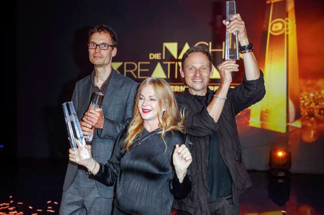 Matthias Petsche, Inga Humpe and Tommi Eckart at the German Television Award 2022 The Night of the Creatives at Studio Ehrenfeld Cologne, 13 09 2022 Foto:xR.xSchmiegeltx xFuturexImage