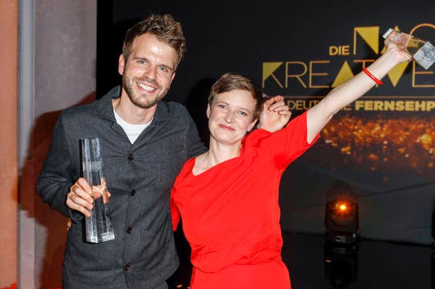 Lucas Stratmann and Katharina Schiele at the German Television Award 2022 The Night of the Creatives at Studio Ehrenfeld Cologne, 13 09 2022 Foto:xR.xSchmiegeltx xFuturexImage