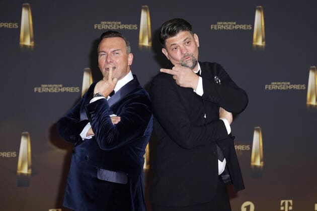 Tim Raue and Tim Mälzer at the German Television Award ceremony on 14 09 2022 in Cologne German Television Award ceremony 2022 in Cologne
