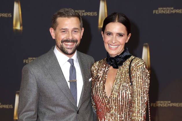 Klaas Heufer Umlauf and his wife Doris Golpashin at the German Television Awards ceremony on 14 09 2022 in Cologne German Television Awards 2022 in Cologne