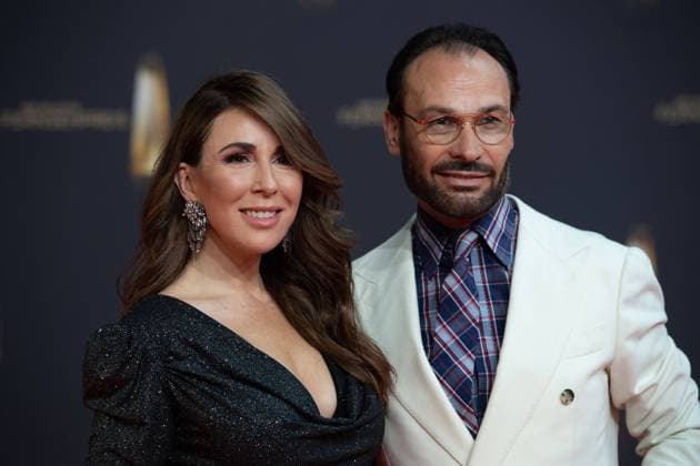 Judith WILLIAMS, Unternehmerin, und Ehemann Alexander-Klaus STECHER, Roter Teppich, Red Carpet Show, Ankunft, arrival, Verleihung des Deutschen Fernsehpreises, Der Deutsche Fernsehpreis 2022, Deutscher Fernsehpreis 2022 in Koeln, am 14.09.2022. *** Judith WILLIAMS, entrepreneur, and husband Alexander Klaus STECHER, red carpet, red carpet show, arrival, arrival, German Television Award, German Television Award 2022, German Television Award 2022 in Cologne, on 14 09 2022