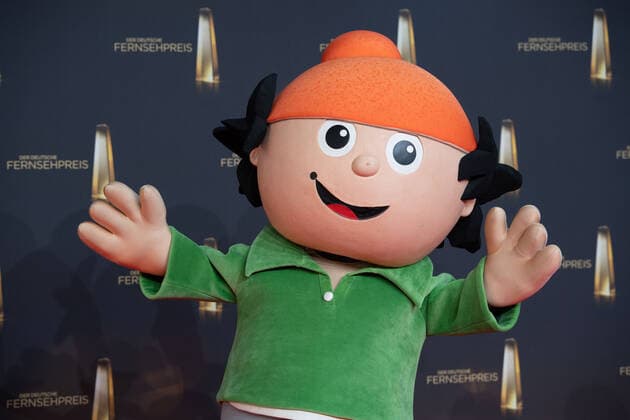 BERTIE, Mainzelmaennchen, red carpet, red carpet show, arrival, arrival, German Television Award, German Television Award 2022, German Television Award 2022 in Cologne, on 14 09 2022