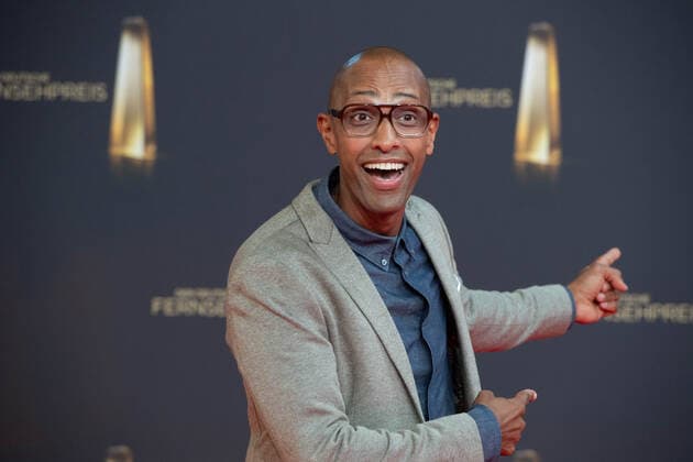 Amiaz HABRU, presenter, red carpet, red carpet show, arrival, arrival, German Television Award, German Television Award 2022, German Television Award 2022 in Cologne, on 14 09 2022