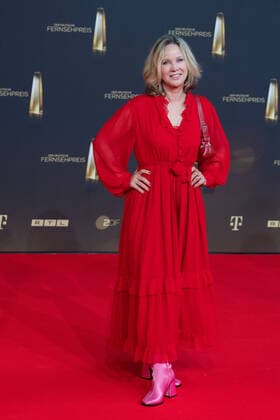 Ann Kathrin KRAMER, actress, red carpet, red carpet show, arrival, German Television Award, German Television Award 2022, German Television Award 2022 in Cologne, on 14 09 2022