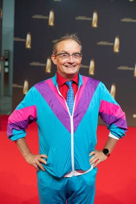 Wigald BONING, Comedian, Red Carpet, Red Carpet Show, Arrival, Arrival, German Television Award, German Television Award 2022, German Television Award 2022 in Cologne, on 14 09 2022