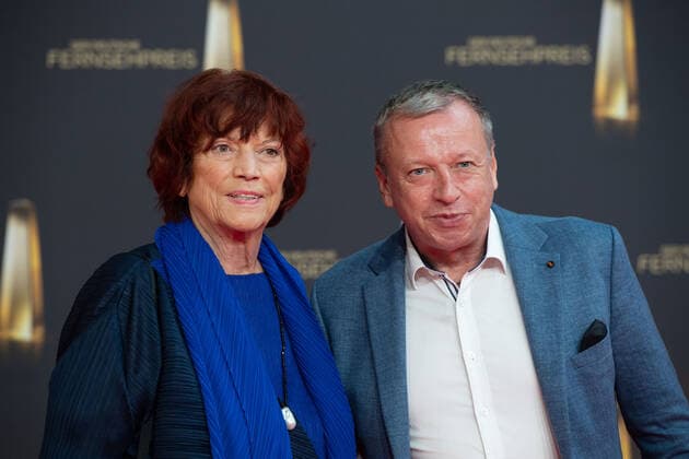 Regina ZIEGLER, producer, escort not identified red carpet, red carpet show, arrival, arrival, German Television Award ceremony, The German Television Award 2022, German Television Award 2022 in Cologne, on 14 09 2022