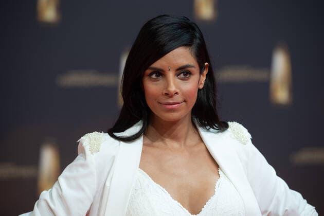 Collien ULMEN FERNANDES, actress, red carpet, red carpet show, arrival, arrival, German Television Award, German Television Award 2022, German Television Award 2022 in Cologne, on 14 09 2022
