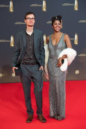 Matthias PETSCHE, escort not identified red carpet, red carpet show, arrival, arrival, award of the German Television Award, The German Television Award 2022, German Television Award 2022 in Cologne, on 14 09 2022