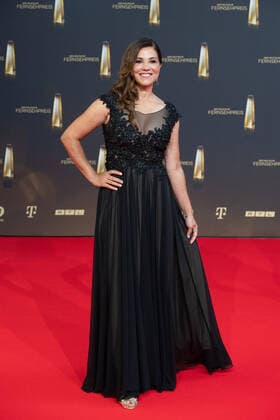 Karen WEBB, presenter, red carpet, red carpet show, arrival, arrival, German Television Award, German Television Award 2022, German Television Award 2022 in Cologne, on 14 09 2022