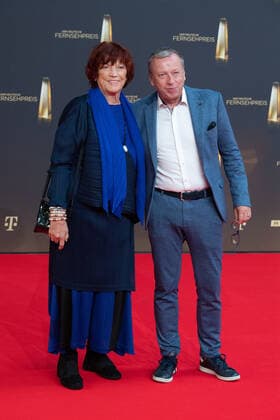 Regina ZIEGLER, producer, escort not identified red carpet, red carpet show, arrival, arrival, German Television Award ceremony, The German Television Award 2022, German Television Award 2022 in Cologne, on 14 09 2022
