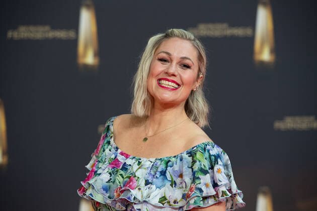 Ruth MOSCHNER, presenter, red carpet, red carpet show, arrival, arrival, German Television Award, German Television Award 2022, German Television Award 2022 in Cologne, on 14 09 2022