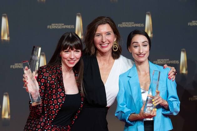 The team of KULTURZEIT receives the German Television Award in the category Best Information, Award of the German Television Award, The German Television Award 2022, German Television Award 2022 in Cologne, on 14 09 2022