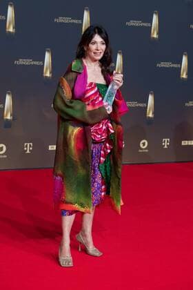 Iris BERBEN, actress, receives the German Television Award for her lifes work Presentation of the German Television Award, The German Television Award 2022, German Television Award 2022 in Cologne, on 14 09 2022