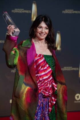 Iris BERBEN, actress, receives the German Television Award for her lifes work Presentation of the German Television Award, The German Television Award 2022, German Television Award 2022 in Cologne, on 14 09 2022
