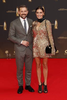 The German Television Award 2021 Klaas Heufer circulation with Doris Golpashin on the red carpet at the award ceremony The German Television Award The TV highlights of the year on September 14 in the MMC Studios Cologne Copyright: xEventpressxGolejewskix