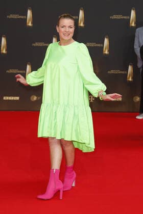 The German Television Award 2021 Mirja Boes on the red carpet at the award ceremony The German Television Award The TV Highlights of the Year on September 14 at MMC Studios Cologne Copyright: xEventpressxGolejewskix