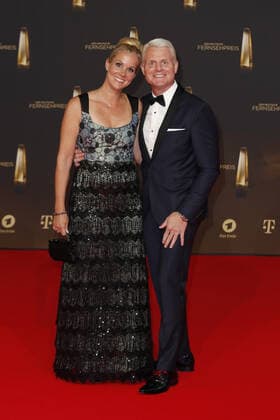 The German Television Award 2021 Guido Cantz with wife Kerstin Ricker on the red carpet at the award ceremony The German Television Award The TV highlights of the year on September 14 at MMC Studios Cologne Copyright: xEventpressxGolejewskix