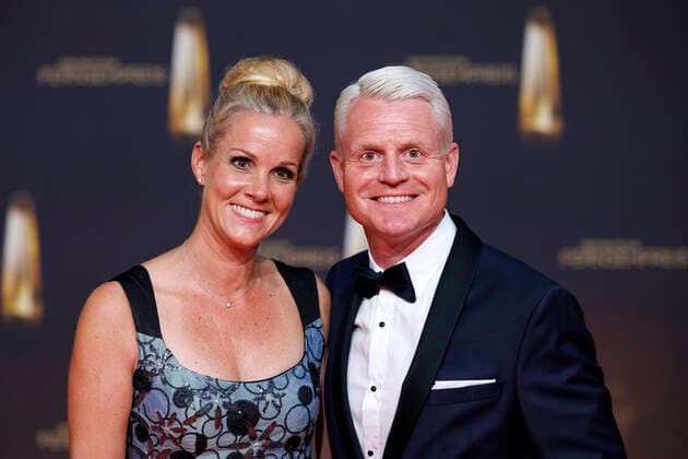 Presenter Guido Cantz and wife Kerstin Cantz at the German Television Award 2022 The TV Highlights of the Year at MMC Studios in Ossendorf Cologne, 14 09 2022 NRW Germany Copyright: xChristophxHardtx