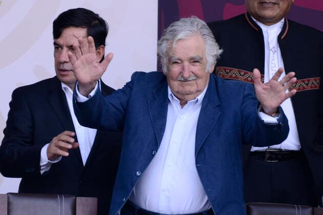 September 16, 2022, Mexico City, Mexico: Former President of Uruguay Jose Mujica during the ceremony of the civic-military parade as part of the commemoration of the 212th Anniversary of the beginning of Mexico s Independence in the downtown. on September 16, 2022 in Mexico City, Mexico. Mexico City Mexico - ZUMAe321 20220916_zia_e321_082 Copyright: xCarlosxTischlerxEyepixxGroupx