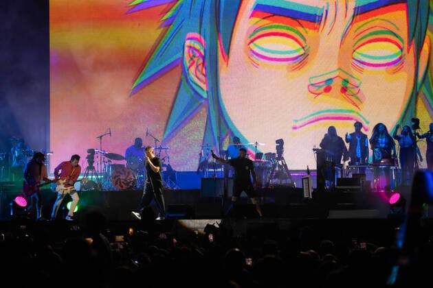 Entertainment Themen der Woche KW37 LAS VEGAS, NV - September 17, 2022: Gorillaz pictured at the Life Is Beautiful music festival day 2 in Downtown Las Vegas in Las Vegas, NV on September 17, 2022. Copyright: xGDPxPhotos xMediaPunchx