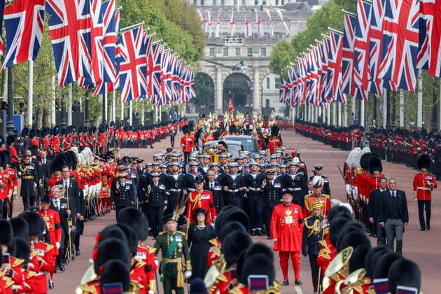 News Themen der Woche KW38 News Bilder des Tages . 19 09 2022. London, United Kingdom. State Funeral of Queen Elizabeth ll. The State Funeral of Queen Elizabeth ll in London.  xMartynxWheatleyx xi-Imagesx IIM-23788-0007