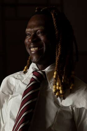 September 19, 2022, Toronto, ON, CANADA: Pierre Kwenders poses for a portrait at the Polaris Music Prize Awards in Toronto on Monday, September 19, 2022. Toronto CANADA  - ZUMAc35_ 20220919_zaf_c35_171 Copyright: xChrisxYoungx